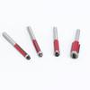 Fresa de Acero de Tungsteno de Doble Filo Lavie con Vástago de 1/4 Fresadora de Acabado de Bordes Biselados para Carpintería 6 Fresadoras de Rodamiento para Carpintería
