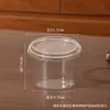 Taza desechable transparente para fruta deshidratada copo de nieve crujiente cacahuete semillas de melón nueces pistacho fruta snacks fritos caja de embalaje