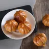 Nuevo Madera Dorada Finamente Elaborada Talla de Madera Maciza Adorno de Ajo Pie para Sostener en la Mano para Decoración, Proveniente de Guangjin, para Juego Portátil