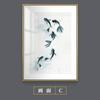 Novo Estilo Chinês Pintura de Parede de Fundo para Sofá Estilo Zen Mural de Quarto Modelo Mural de Pintura de Porcelana de Cristal de Luxo Leve Pintura para Pendurar no Corredor Pintura Decorativa para Sala de Estar