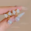 Aretes de Perla para Mujeres Sin Perforaciones, Ganchos de Oreja Vintage, Pendientes de Borla, Joyería al por Mayor
