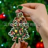 Decoraciones Decoración de Navidad Accesorios Entusiastas Boston Mascota Perro Colgante Acrílico Regalo Árbol de Navidad Perro