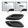 Adecuado para modificación de coche, salida de aire universal para guardabarros, marco de capó, pegatina decorativa, decoración de fibra de carbono 6