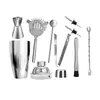 Conjunto de Coqueteleira de Aço Inoxidável Transfronteiriço 750 Copo de Coquetel Shaker Pot Shaker de Vidro de Três Seções Venda Quente Transfronteiriça