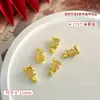 2025 Año Nuevo Fortuna Arte de Uñas Joyería de Aleación Bolsa de la Suerte Nudo Chino Pez Dorado Lingote Moneda de Metal Accesorios para Taladro de Uñas