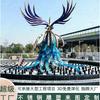 Decoração de Paisagem de Jardim de Animal Fênix Personalizada de Fábrica Quadrada Grande Estrutura de Aço Moldura de Corredor de Metal Escultura de Aço Inoxidável