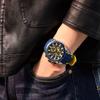 Reloj de Hombre Marca Megir Cronógrafo Multifuncional Deportivo Silicona Masculino Cuarzo Deportivo 2144