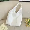 65213 Bolso Tote de Lunares Bicolor con Dos Estilos de Hombro, Estilo Coreano Ambiente Relajado, Bolso Chaleco de Gran Capacidad para Salidas de Verano