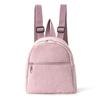 Mochila Mais Vendida Transfronteiriça Mini Cor Sólida Mochila Multicolorida Mochila de Veludo da Moda Mochila Pequena Simples Casual para Homens e Mulheres
