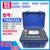 Ruixi Tr6035B Medidor de Resistencia de Aislamiento 5Kv Megóhmetro Digital de Alto Voltaje 10Kv Medidor de Sacudida Antiestático