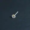 Acessórios para Brincos DIY Pinos de Orelha de Resina Transparente Cuidado com Furos na Orelha Hastes para Orelha Pequenos Piercings de Orelha Joias para Orelha Atacado