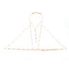 Cadena corporal de joyería transfronteriza Europa y Estados Unidos sexy exagerada playa casual flash diamante colgante borla aleación cadena de pecho