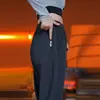 Vendedor Quente Douyin Fábrica de Origem Calças Casuais de Sarja Tricotada Moda Masculina Versátil Calças Esportivas Calças de Moletom Masculino Atacado