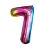 Globos de Número Oro Plata Papel de Aluminio 16 pulgadas Globos Decorativos Niños Adultos Fiesta de Cumpleaños Decoración Suministros