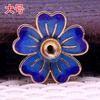 L60704 Cobre Nuevo Estilo Chino Hecho a Mano DIY Bicolor Azul Jade Imitación Accesorios Básicos Adornos para el Cabello Materiales Hanfu