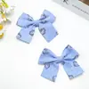 Dulce Japonés Hello Kitty Estampado de Lunares Pequeños Lazo Hecho a Mano DIY Accesorios para el Cabello Ropa Fundas para Teléfono Accesorios para Zapatos Sombrero