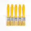 Pincel de pintura com cabo de plástico amarelo direto da fábrica pincel de cerdas de imitação pincel de decoração pintura pincel industrial pincel de canto pincel pequeno
