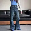 Pantalones Acampanados de Mezclilla Modernos para Niñas 2026 Nuevo Estilo Primavera y Otoño para Niños Mayores, Pantalones Largos Versátiles Casuales de Moda