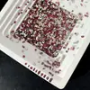 Populares Diamantes de Imitación Dorados con Circonita para Uñas, Tamaño Mini Pequeño, Diamantes de Imitación Irregulares Super Brillantes de Fondo Plano Color Amarillo, Decoraciones para Uñas que Iluminan
