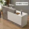 Mostrador de caja de esquina, recepción, mostrador de recepción, mostrador de consulta, salón de belleza, barbería, mostrador de caja, institución de capacitación, barra de bar