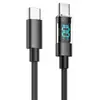 Cable de Datos Trenzado con Pantalla Digital de Venta Caliente Transfronterizo Cable de Carga Adecuado para Teléfonos Apple y Huawei de Carga Rápida Tipo-C