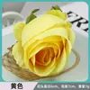 Simulação rosa cabeça de flor atacado casamento decoração de casamento caixa de presente de flores arco faça você mesmo pano de seda planta parede cabeça de flor falsa
