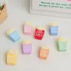 Mini simulación miniatura palomitas de maíz accesorios DIY adornos de dibujos animados juguetes pequeños accesorios creativos para jugar a la comida colgante