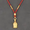Cordón Grueso para Colgante Sin Nudo para Brújula de Ocho Tesoros, Thangka, Amuleto de Buda, Colgante Dorado, Cordón para Collar para Hombres