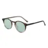 Europa y Estados Unidos gafas de sol de montura pequeña de un solo puente transfronterizas, gafas de sol de moda trendy sin maquillaje, gafas de clavo de arroz T1365 virola