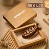 Peine Masajeador de Sándalo Delfín para Meridianos de la Cabeza, Peine Masajeador de Cinco Dientes para el Área de los Ojos y el Cuero Cabelludo, Peine de Sándalo para Aliviar la Fatiga del Día de la Madre