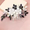 Acessórios de Cabelo Artesanais para Noivas Transfronteiriços Pente para Fotos Antigo com Strass Pente de Cabelo Acessórios de Cabelo para Casamento Pérola Grampo de Cabelo