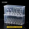 BNBS Caja de Almacenamiento Transparente para Copas de Vino Caja Organizadora para Tazas de Vidrio y Tazas de Té del Hogar a Prueba de Polvo y Humedad
