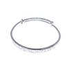 Pulseira de gelo picado banhada a prata feminina pulseira de concubina imperial design simples push-pull nicho temperamento rede celebridade presente namorada atacado
