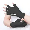 Guantes de Medio Dedo para Mujer Delgados para Recolección de Té Blancos Guantes de Belleza de Medio Dedo para Dama Guantes de Protección Solar para Conductor Guantes Cortos para Nail Art