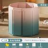 Cubeta de Baño para Adultos y Niños, Plegable Portátil de Instalación Libre para el Hogar, Cubeta de Baño de PVC para Bebé para Nadar y Aumentar la Altura