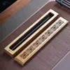 Caixa Suporte para Incenso de Bambu, Queimador de Incenso de Madeira de Bambu, Suporte de Incenso para Casa de Cerimônia do Chá, Base Oca para Queimador de Incenso