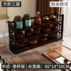 Prateleira de Exibição Antiga para Desktop Suporte para Xícara de Chá Prateleira de Armazenamento Sala de Chá Madeira Maciça Estilo Chinês Mesa de Chá Armário de Chá Prateleira de Exibição em Camadas Rack de Armazenamento para Enfeites