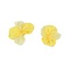 Tecido chiffon artesanal de venda quente 3cm flor flor diy acessórios para cabelo infantil corsage roupas sapatos e chapéus acessórios de decoração