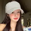 Chapéu Equestre Listrado de Topo Reto de Alta Qualidade para Mulheres, Estilo Fino de Verão, Boina Afina-Rosto, Boné de Baseball da Moda Japonesa