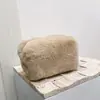 Bolsa de Cosméticos de Peluche Transfronteriza Color Caramelo Dopamina para Labial Lápiz de Cejas Rubor Gran Capacidad Suave Cera Portátil Neceser