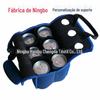Capa de Neoprene Portátil para Seis Garrafas de Cerveja, Copo, Material de Mergulho, Cor Vermelho Coca-Cola, Cobertura para Garrafa de Copo Frio para Uso Externo