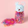 Versión coreana de la nueva caricatura barril desechable pequeña goma elástica banda para el cabello de niños fuerte estiramiento constantemente engrosada goma elástica de color cuerda para el cabello