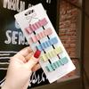 Horquilla estilo Hyuna, Horquilla coreana de color caramelo, Pinza para el cabello de niña, Accesorio para el cabello para flequillo, Pinza pequeña para el cabello, Color caramelo
