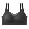 Sutiã Sem Costura com Bojo Fixo Anti-Gravidade Levantador para Pilates Ajustável Sem Fio Push-Up Respirável Retrator de Seios