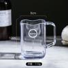 Taza para hacer gárgaras, transparente, creativa y sencilla, para el hogar, taza para hacer gárgaras, taza para cepillo de dientes, taza para cepillo de dientes multifuncional, taza para cepillo de dientes