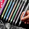 Resaltador de Comercio Exterior Color Metálico Ins Alto Valor Pluma Flash Pluma Marcadora Estudiante Pluma de Color Cabeza Suave Venta al por Mayor