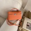Bolso de Nicho Bolsa Lonchera para Mujer 2026 Nuevo Estilo Patrón Lichi Bolso de Hombro Cruzado Bolso Cuadrado Pequeño Tridimensional Bolso Caja de Moda