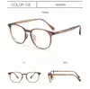 Armazones Transparentes Marrones Dr.Lolly Ultra-Ligeros de Tr90 para Gafas de Prescripción Se Pueden Equipar con Lentes, Ofreciendo un Aspecto de Marco Grande de Alta Gama