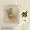 Palo de Masaje Ocular de Conejo Sándalo Verde Natural Raspador Nasal Cuerno Masajeador Facial Bolígrafo de Acupuntos Palo para Estirar Tendones