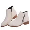Comercio exterior otoño e invierno nuevas botas de mujer gamuza cremallera doble cara estilo europeo y americano talla grande transfronterizas botines de mujer